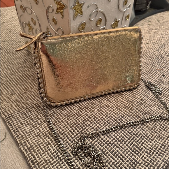 Zara bag on chain gold w/silver detail - Picture 4 of 6